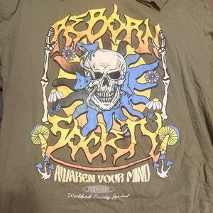 Men's Olive Graphic T-Shirt